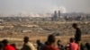نمایی از شهر غزه در روز آغاز آتشبس