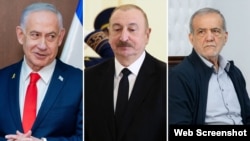 გარეკანზე: ბენჯამინ ნეთანიაჰუ, ილჰამ ალიევი და მასუდ ფეზეშქიანი