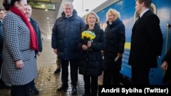 Урсула фон дер Ляйен прибыла в Киев, 24 февраля 2026 года