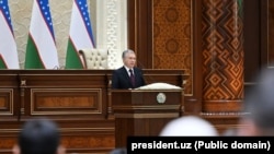 Олий Мажлиснинг икки палатаси қабул қилган лойиҳани энди президент имзолаши кутилмоқда. (Президент Мирзиёев Сенат йиғилишида, 2024 йил)