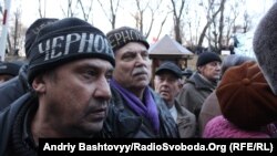 Акция чернобыльцев в Киеве