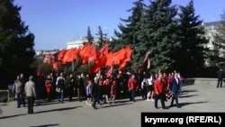 Севастополь, мітинг біля пам'ятника Леніну, 22 квітня 2016 року