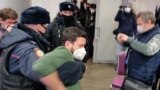 Opposition, NGO Event Broken Up In Moscow, Dozens Detained GRAB 1