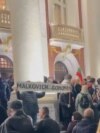 American Actor Malkovich's Premiere Blocked By Nationalist Protesters In Bulgaria American Actor Malkovich's Premiere Blocked By Nationalist Protesters In Bulgaria