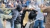 Worshippers Of Rival Orthodox Churches Clash For Control Of Ukrainian Cathedral GRAB 1