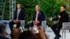 Američki izaslanici Džared Kušner i Stiv Vitkof na konferenciji za novinare s ukrajinskim predsednikom Volodimirom Zelenskim u Kijevu, 6. septembar 2026. 