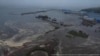 Северо-Курилск в Сахалинска област на Русия е наводнен от цунами след мощно земетресение с магнитуд 8,8 по скалата на Рихтер, което удари полуостров Камчатка на 30 юли. Източник: Kamchatka branch of the Geophysical Survey of the Russian Academy of Sciences via Reuters