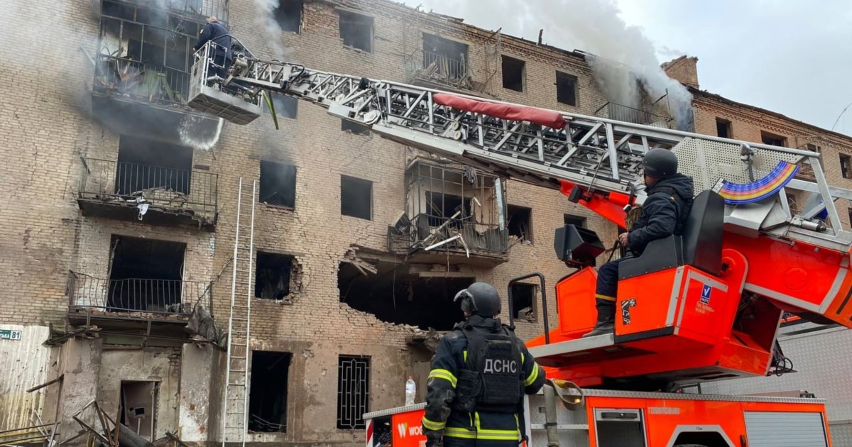 Russia Launches Hundreds Of Drones In Deadly Attack On Ukraine