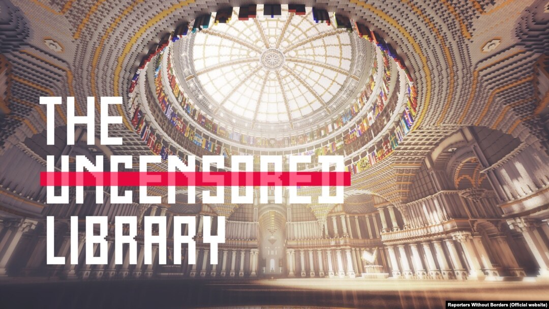 Reporters Without Borders library in Minecraft